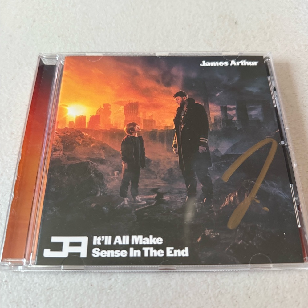james arthur it’ll all make sense in the end album signed cd